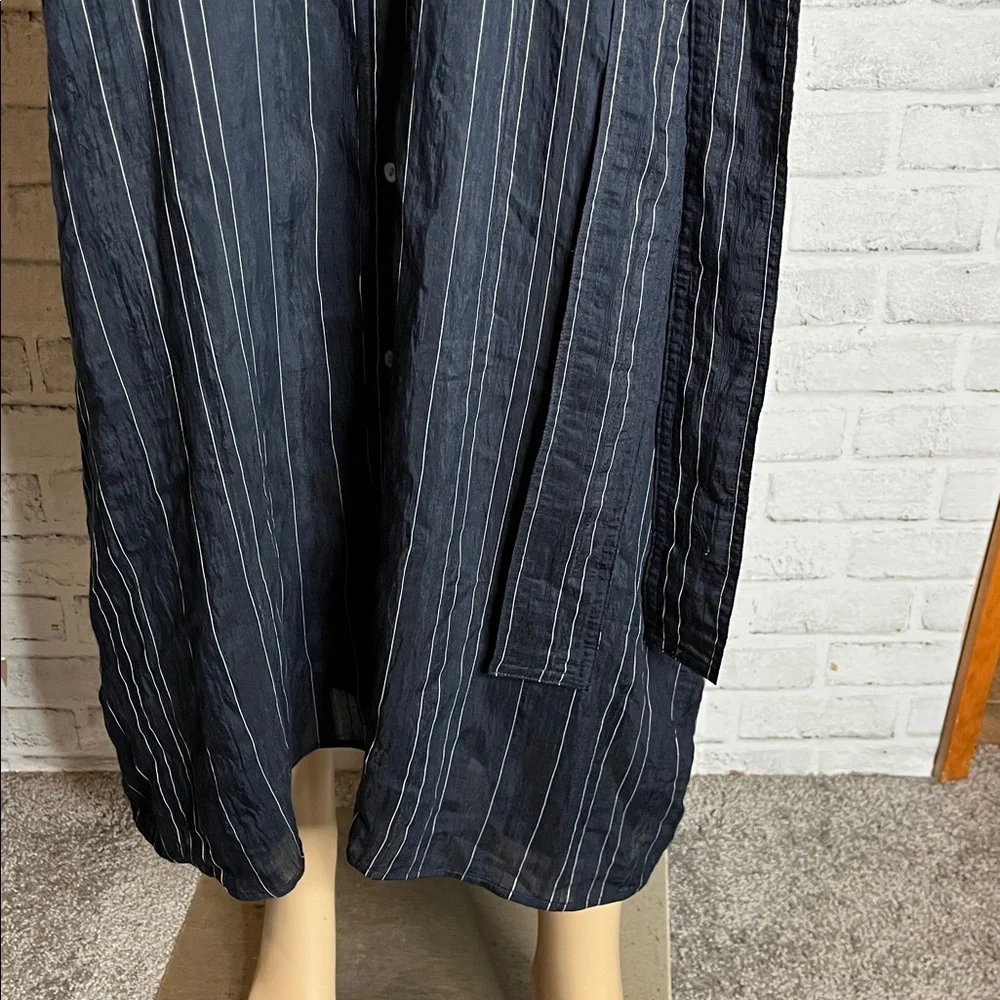 Vince drapey stripe shirtdress - Picture 6 of 12